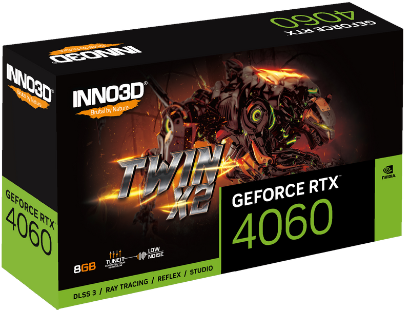 INNO3D GeForce RTX 4060 TWIN X2 8GB GDDR6