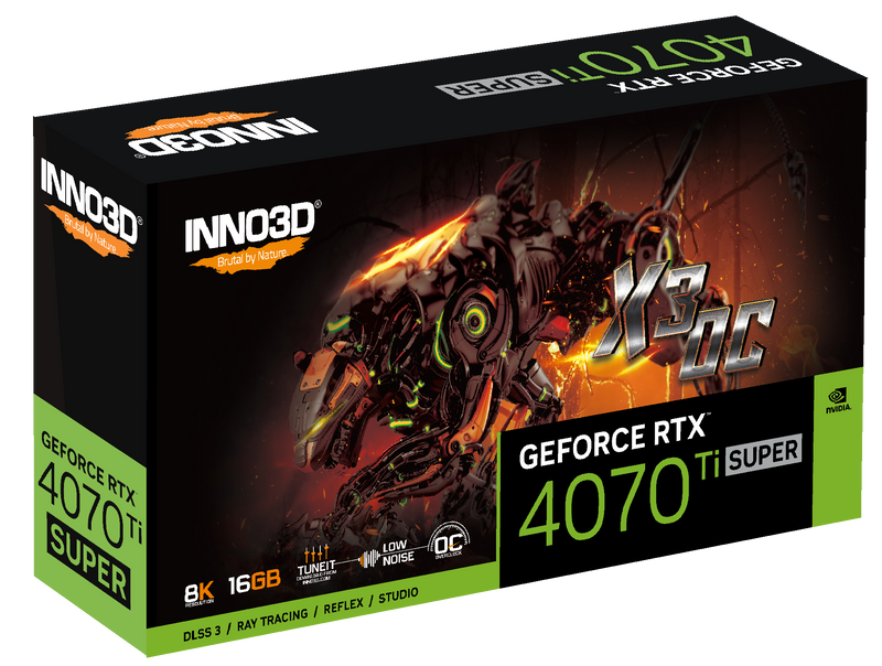 INNO3D GeForce RTX 4070 Ti Super X3 OC 16GB GDDR6X