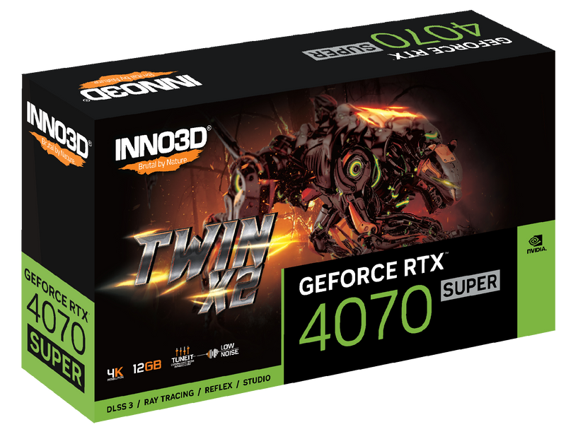 INNO3D GeForce RTX 4070 Super TWIN X2 12GB GDDR6X