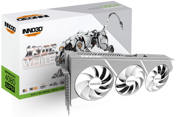 INNO3D GeForce RTX 4080 Super X3 OC WHITE 16GB GDDR6X
