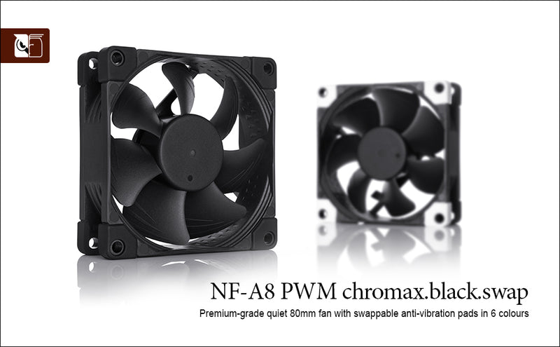 Noctua NF-A8 PWM chromax.black.swap 8cm Case Fan