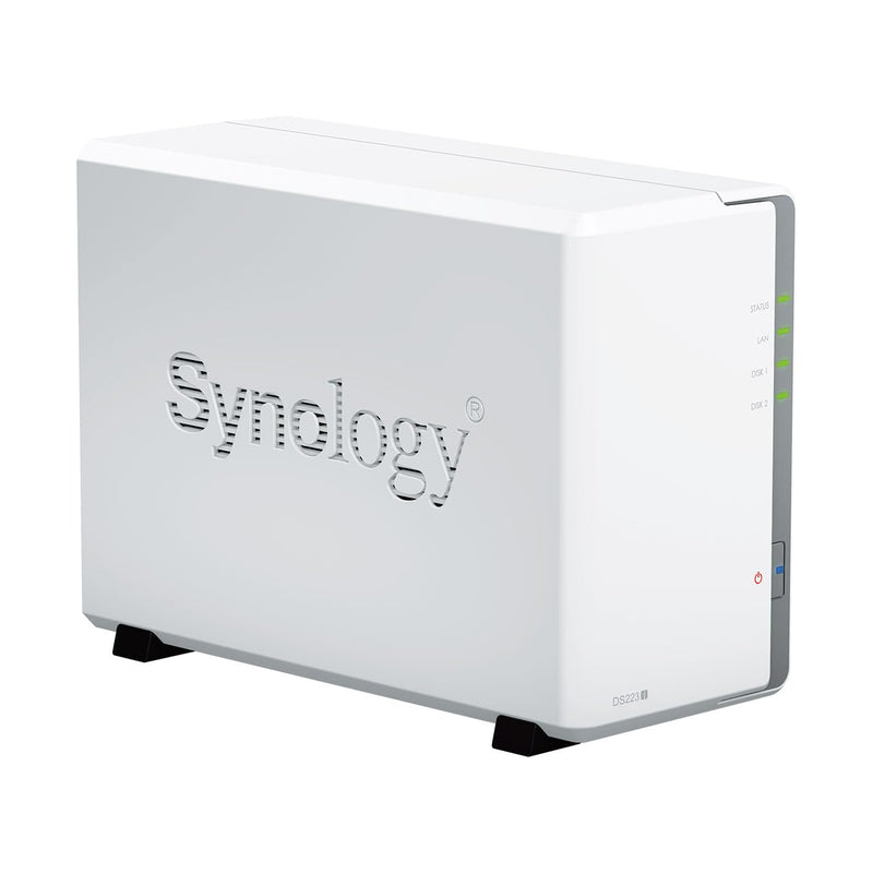 Synology DiskStation DS223j 2-Bay NAS (Realtek RTD1619B quad-core CPU, 1GB DDR4 Ram)