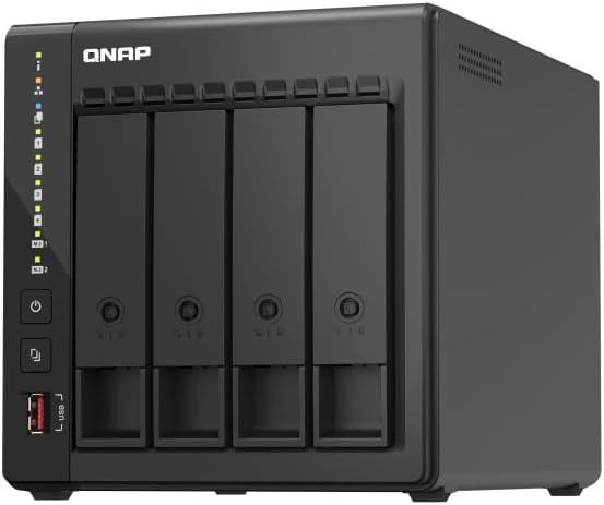 QNAP TS-453E-8G 4-Bay NAS (Intel® Celeron® J6412 Quad Core CPU, 8GB Ram)