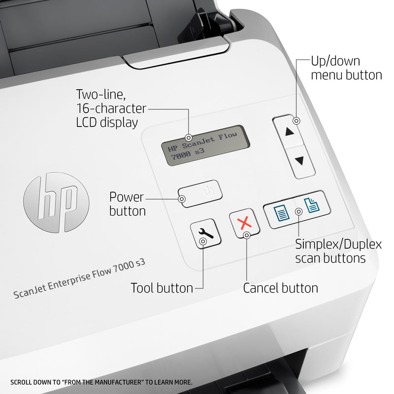 HP ScanJet Enterprise Flow 7000 s3 Sheet-feed Scanner -L2757A