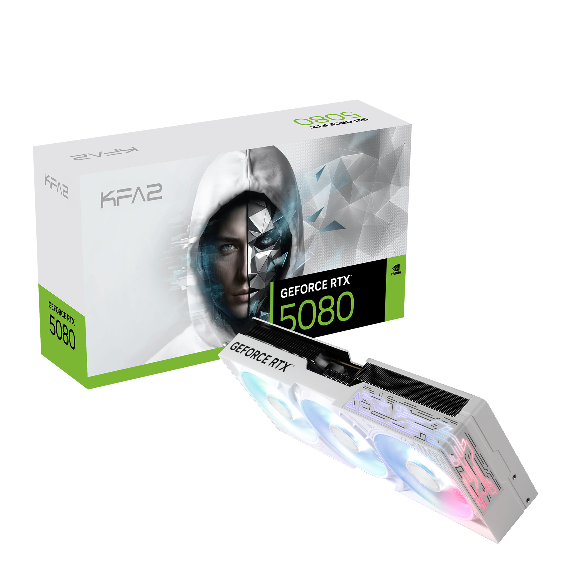 GALAX GeForce RTX 5080 1-Click OC White 白色16GB GDDR7 GA