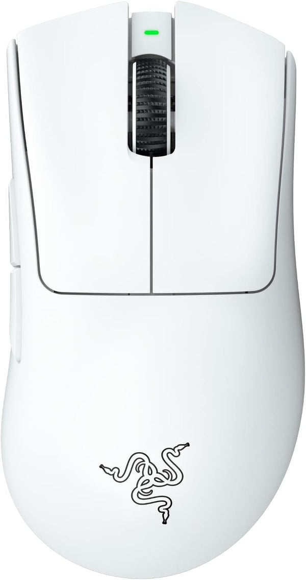 【Razer 5月份滑鼠優惠】Razer DeathAdder V3 Pro - White 白色 超輕量無線人體工學電競滑鼠 RZ01-04630200-R3A1 (送Razer Gigantus V2 滑鼠墊 (Medium)