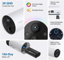 TP-Link Tapo C420S2 4MP/2K QHD Smart Wire-Free Security Starlight CCTV Battery Camera System (2-Camera)