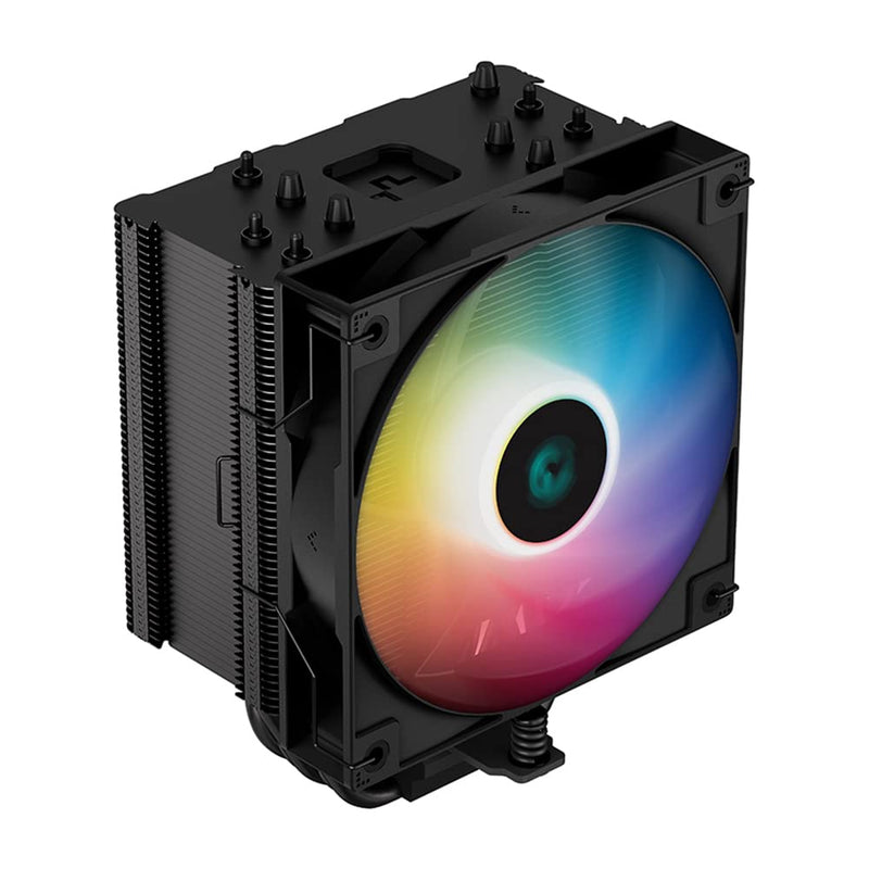 DeepCool AG500 ARGB CPU Cooler, 5 Copper Heatpipes, 120mm ARGB PWM Fan Black 黑色 (AIRDC-AG500-BK-ARGB)