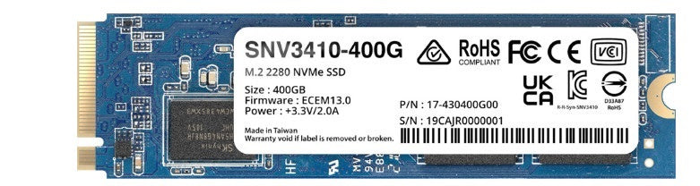 Synology 400GB SNV3410-400G M.2 2280 NVMe PCIe 3.0 x4 SSD