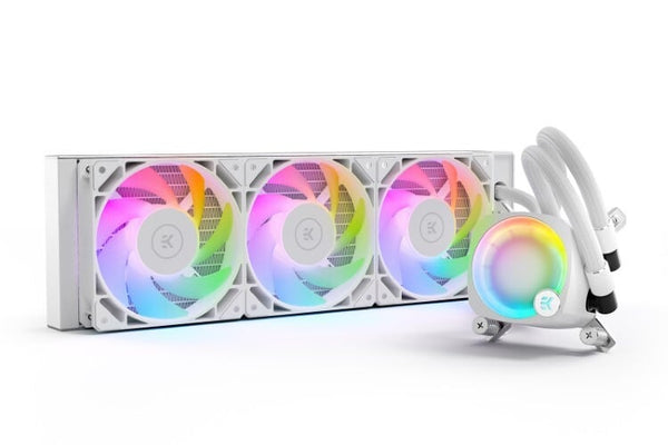 EKWB EK-Nucleus AIO CR360 Lux D-RGB WHITE 白色 360mm Liquid CPU Cooler 3831109897850