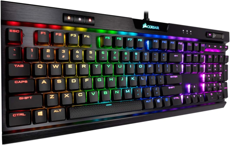Corsair K70 RGB MK.2 Low Profile RAPIDFIRE Mechanical Gaming Keyboard - CHERRY® MX Low Profile Speed CH-9109018-NA