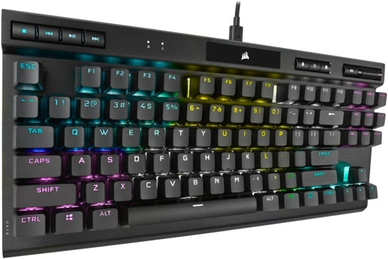 【CORSAIR 5月電競產品優惠】Corsair K70 RGB TKL CHAMPION SERIES Mechanical Gaming Keyboard - CHERRY MX SPEED CH-9119014-NA