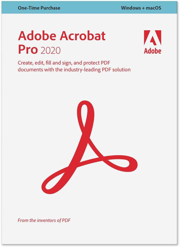 中文繁體版 Adobe Acrobat Professional 2020 for Windows/Mac 盒裝