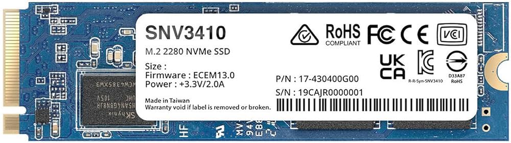 【訳有・2枚】Synology SNV3400-400G NVMe （2280） Synology SNV3400-400G SSD Review - StorageReview.com