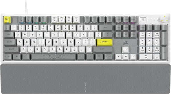 Corsair K70 CORE RGB Mechanical Gaming Keyboard — White CH-9109A1E-NA