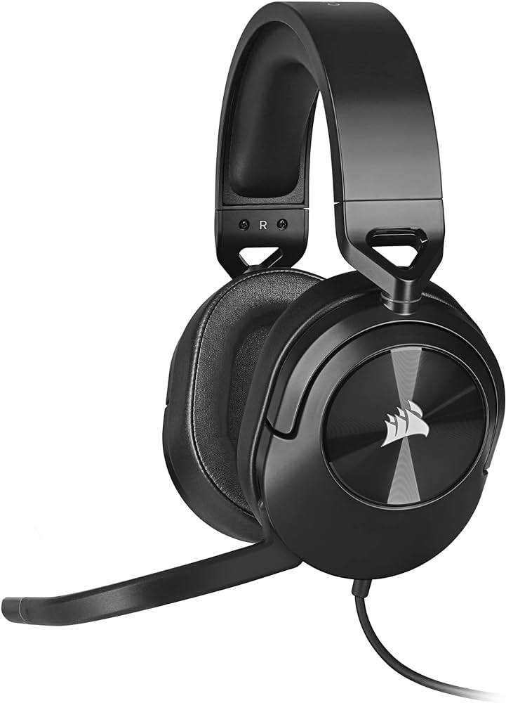 Corsair HS55 SURROUND Wired Gaming Headset — Carbon CA-9011265-AP