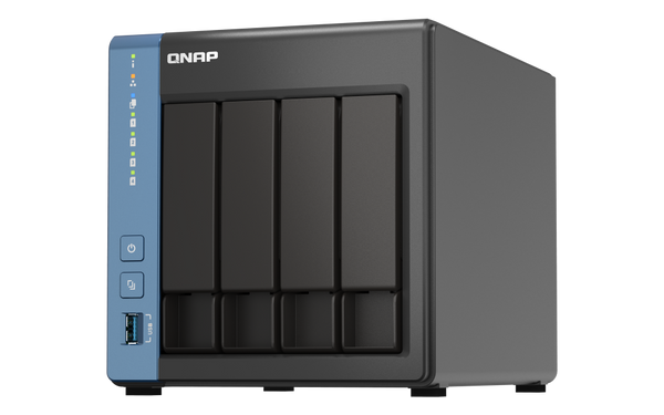 QNAP TS-416-4G 4-Bay NAS (Cortex-A55 2.0 GHz Quad Core CPU, 4GB Ram)