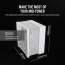CORSAIR 6500D AIRFLOW White 白色 ATX Case CC-9011260-WW 支援背插式主機板