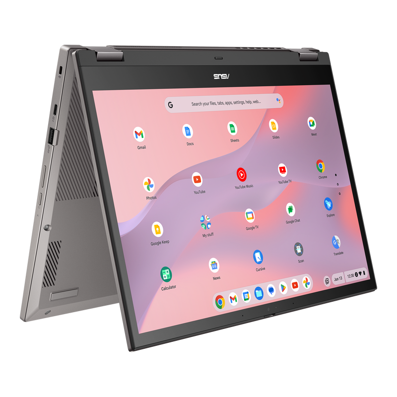 ASUS Chromebook Vibe Flip CX34 - Grey / 14 Flip+Touch / FHD / i7-1255U/ 16G / 256G SSD / Chrome OS (3 Year) - CX3401FBA-LZ0462