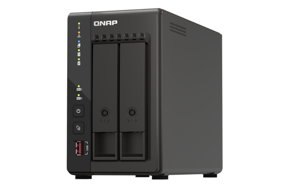 QNAP TS-253E-8G 2-Bay NAS (Intel® Celeron® J6412 Quad Core CPU, 8GB Ram)
