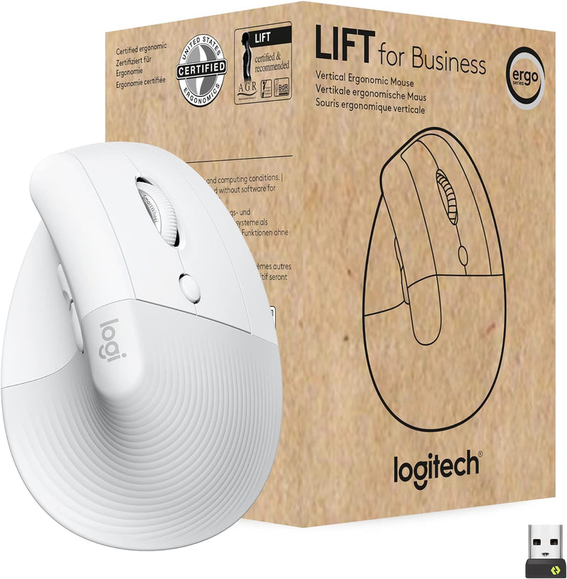 Logitech Lift Vertical Ergonomic Mouse 藍牙無線人體工學垂直滑鼠