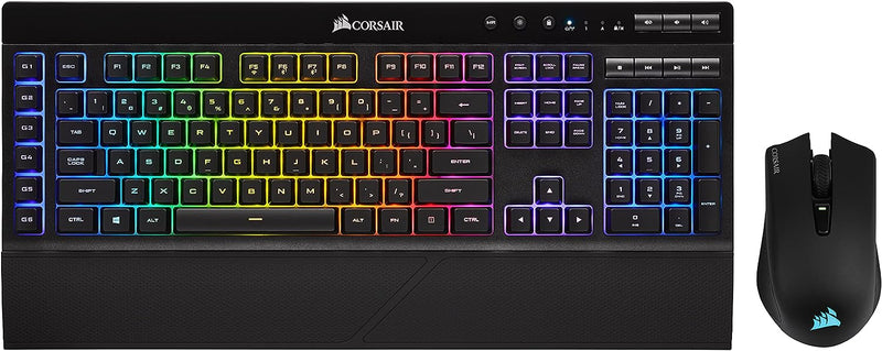 Corsair K57 WIRELESS keyboard + Hapoon RGB WIRELESS Gaming Mouse CH-925C115-NA
