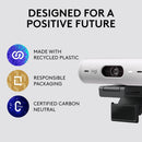 Logitech Brio 500 Full HD 1080p 網路攝影機 - Pearl White 珍珠白色 960-001429 原裝行貨