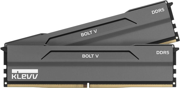 KLEVV Bolt V DDR5 32GB (2x16GB) 6000MHz CL30 A-DIE 1.35V Gaming Desktop Memory SK Hynix Chip XMP 3.0 / AMD Expo Ready KD5AGUA80-60A300H