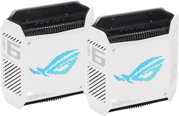 ASUS ROG Rapture GT6(2-PK)/WHITE AX10000 Tri Band Mesh WiFi System