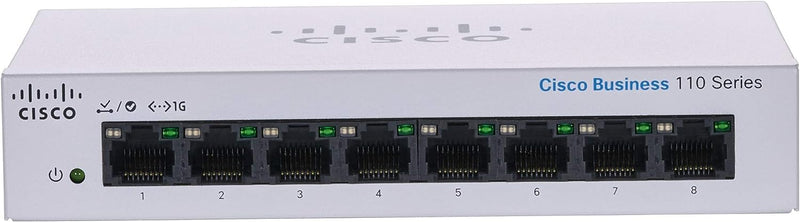 Cisco CBS110 8-Port Gigabit Switch (CBS110-8T-D-UK / NE-1108TD)