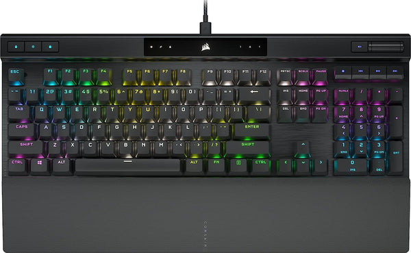 Corsair K70 PRO RGB Optical-Mechanical Gaming Keyboard with PBT DOUBLE SHOT PRO Keycaps CH-910941A-NA