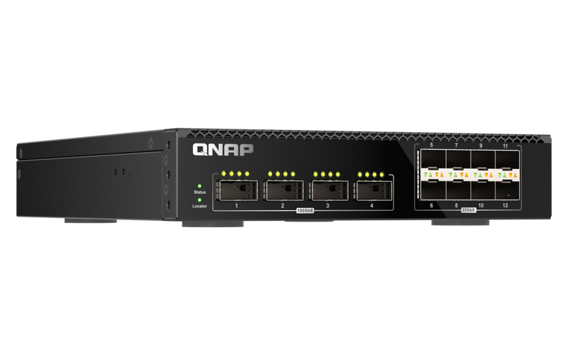 QNAP QSW-M7308R-4X 12-Port 100G QSFP28 / 25G SFP28 Managed Network Switch