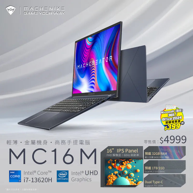 MACHENIKE Notebook Computer laptop