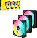 Corsair iCUE LINK QX120 RGB Black 120mm PWM PC Case Fan Starter Kit with iCUE LINK System Hub (3件裝) CO-9051002-WW