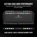 CORSAIR 32GB Kit (2x16GB) DOMINATOR PLATINUM RGB CMT32GX5M2X7200C34 DDR5 7200MHz CL34 Memory
