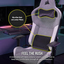 CORSAIR T3 RUSH Fabric 人體工學電競椅 - Grey/White 灰白色 CF-9010058-WW (代理直送)