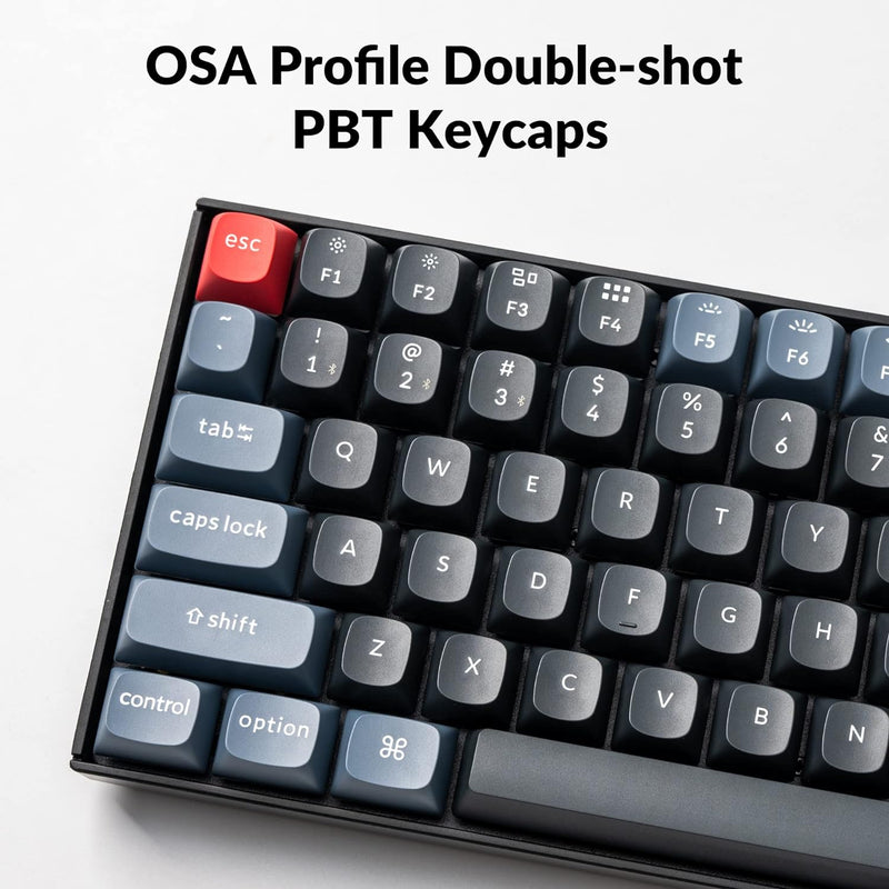 Keychron K2 Pro QMK/VIA Wireless Mechanical Keyboard -White 白色 (Brown) (KC-K2P-Q3)