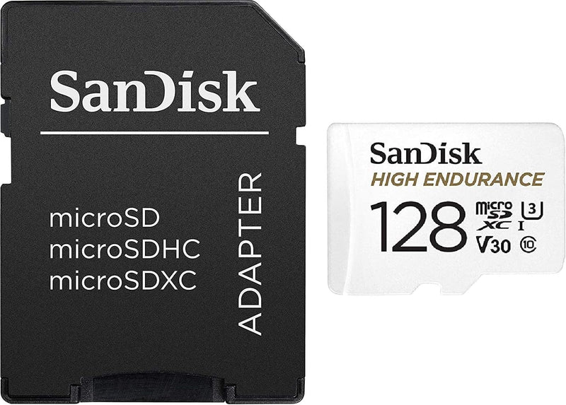 SanDisk 128GB High Endurance microSDXC (V30, UHS-I/U3, CL10,4K, 100MB/s) SDSQQNR-128G-GN6IA 772-4173