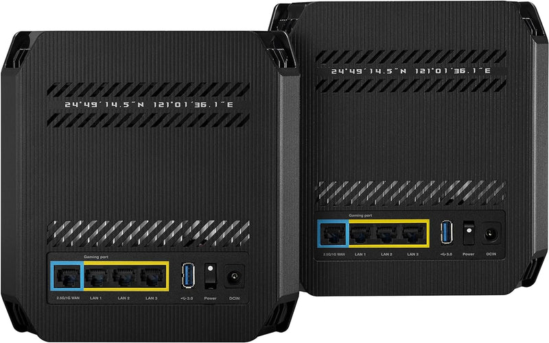 ASUS ROG Rapture GT6(2-PK)/BLACK AX10000 Tri-Band Mesh WiFi System