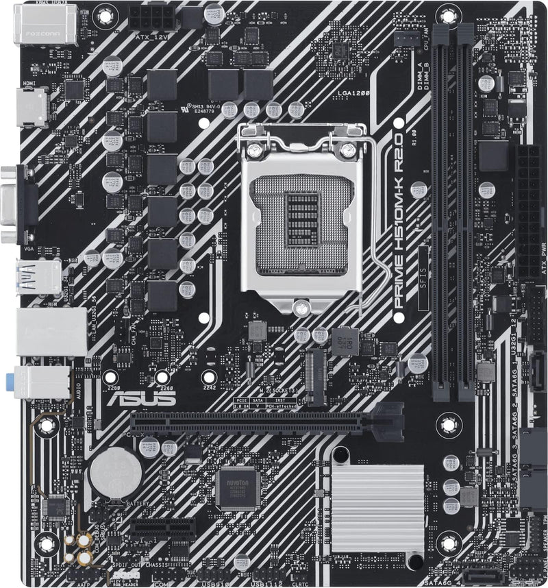 ASUS PRIME H510M-K R2.0 DDR4,LGA 1200 mATX Motherboard