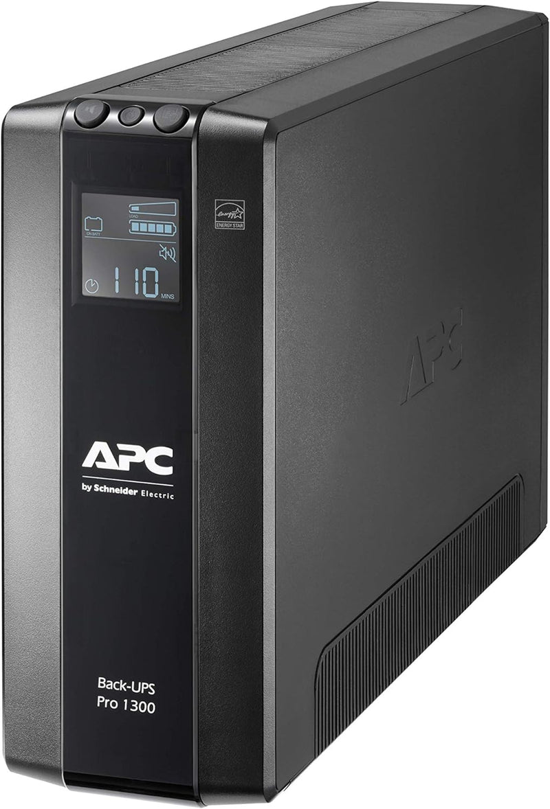 APC Back-UPS Pro RS BR1300MI 1300VA, 8 Outlets, AVR, LCD Interface