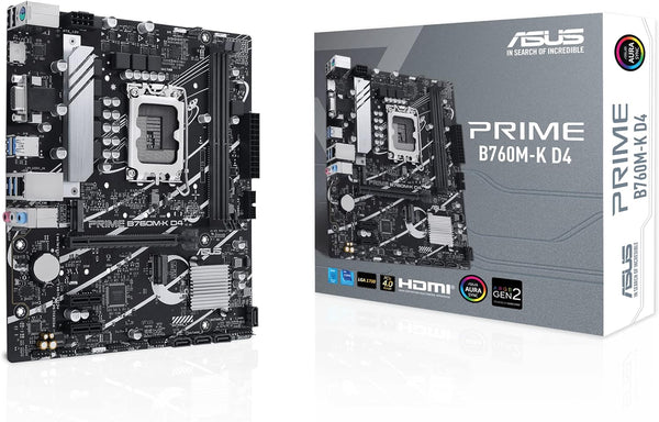 ASUS PRIME B760M-K D4 DDR4,LGA 1700 mATX Motherboard