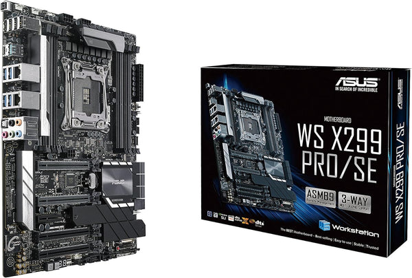 ASUS WS X299 PRO/SE Intel X299, LGA 2066 ATX Workstation Motherboard