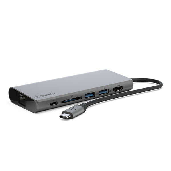 Belkin F4U092btSGY USB-C® 便攜式多媒體集線器