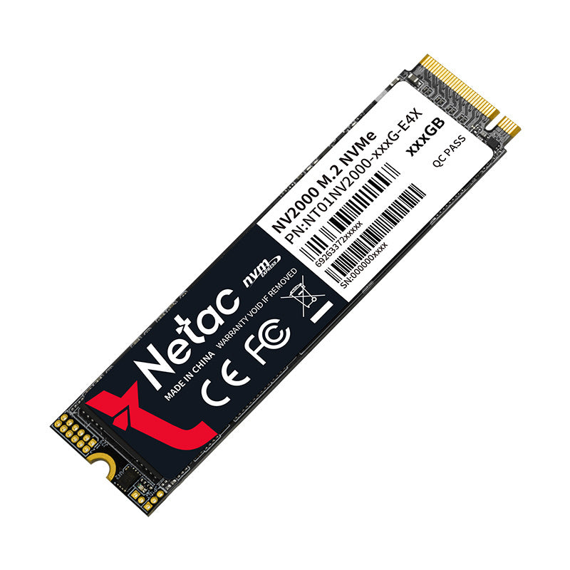 Netac 256GB NV2000 M.2 2280 PCle Gen3 x4 NVMe SSD NT01NV2000-256-E4X