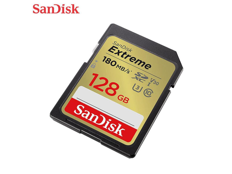 SanDisk 128GB Extreme SDXC (V30, UHS-I/U3, CL10, 180R/90W MB/s) SDSDXVA-128G-GNCIN 772-4534