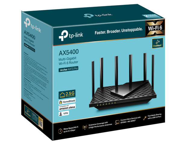 TP-Link Archer AX72 Pro AX5400 Dual-Band Wi-Fi 6 Router