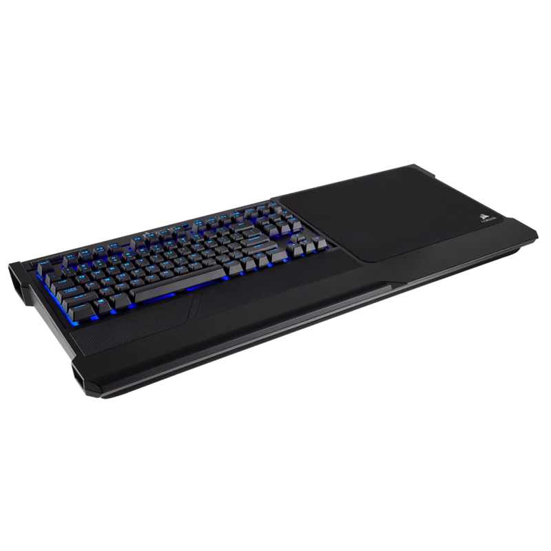 Corsair K63 Wireless Mechanical Gaming Keyboard and Gaming Lapboard Combo — Blue LED — CHERRY® MX Red CH-9515031-NA
