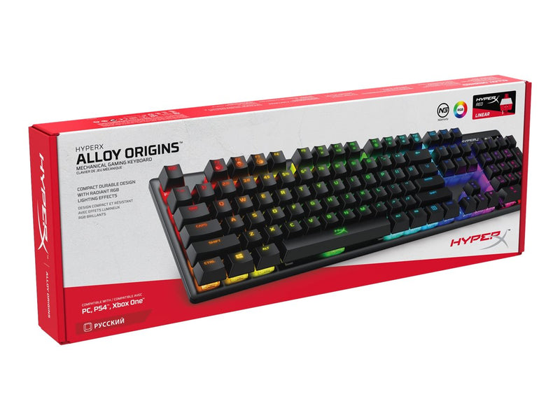 HyperX Alloy Origins Mechanical Gaming Keyboard (HyperX Red Switch) - 4P4F6AA