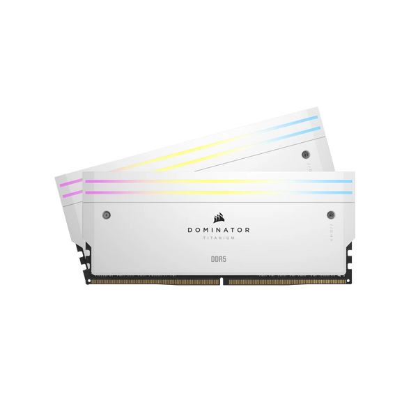 CORSAIR 64GB Kit (2x32GB) DOMINATOR TITANIUM RGB White 白色 CMP64GX5M2X6600C32W DDR5 6600MHz Memory